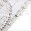 Kearing top rated plastic Navigation Chart Plotters with rotating prtractor Nautical Miles Plotter