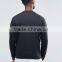 Custom Long Sleeve Crew Neck Without Hood Black Men's 80% Cotton 20% Polyester Casual Oversized Fit Fleece Sweatshirt