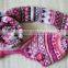 Fashion black knitted beret hat and scarf 2pcs sets