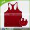 Cheap wholesale relaxed fit contrast mesh backing for ventilation fitness tank top women