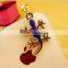 Cute gecko mobile phone accessories Jewelry fashion metal gold phone dust plug in bulk