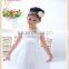 2015 White Flower Wedding Dress Tulle Dress for Children