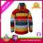 Custom lift colourful joint down feather jacket