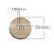 Wood Sewing Buttons Scrapbooking 2 Holes Round Natural Message Pattern I Love Grandma "