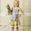 Mustard Pie cute girls boutique remake clothing sets polka dot print summer outfit