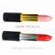 lip stick metal smoking pipe / mish black red lip stick metal creative metal smoking pipe /fancy smoking pipe snuff bottle