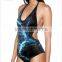 2017 Blue Celebrity One Piece Swimwear