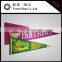 Hot sales color custom polyester felt flag and pennant soccer