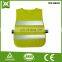 polyester 120Gsm class2 tape high visibility wholesale orange children reflective vest, wholesale orange children reflective ves
