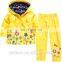 Multi Candy Color Girls Waterproof Kids Custom Raincoat High Quality Outwear Suit Children Rain Coat&Jacket Set