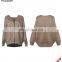Womens knit clothing manufacturer drop shoulder sweater