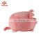 American market wholesale cuddly small stuffed animals round pink plush pig toy