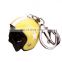 MCH-2275 New arrival wholesale novelty motorcyclist safely hat keychain car metal keychain