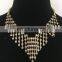 jewelry handmade high quality sparkle rhinestone,Unique design Statement necklace jewelry