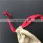 Custom size Grey cloth with different color design with red ribbon