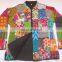 Indian Handmade Vintage INDIAN NEW PRINTED COTTON KANTHA ETHNIC EMBROIDERED WOMEN JACKET COAT M (38 SIZE Reversible