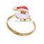 Latest Gold Finger Ring Designs Lovely Adjustable Christmas Santa Claus Ring