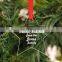 Christmas Decoration star shape acrylic christmas decoration tree ornament wholesale