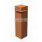 Decorative Corten Steel Metal Letter Box Outdoor