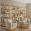 Stainless steel bookshelves