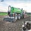 Multi-functional liquid manure fertilizer broadcast slurry spreader with plow function