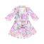 Lady Tie Dye Kimono Robe Femme Bride Robe De Mariage