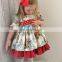 Christmas Baby girl dress Girls party dresses Red ball grown for 0-6T