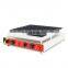 bakery machines poffertjes grill single plate electric poffertjes pan with 100 holes