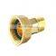 T2061 High Quality brass fitting for gas pipeline en331 Thread Fitting thread brass  adapter