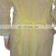 Disposable Gowns Yellow Non Woven PP PE Isolation Gown For Hospital