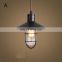 Loft Vintage Metal Pendant Lamp E27 Decorative Black Hanging Light