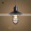 Loft Vintage Metal Pendant Lamp E27 Decorative Black Hanging Light