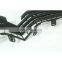 TOP QUALITY  Grille Chromed Strip Front bumper Center intake Grille Car Front Grille  for Tesla Model X  2016 2017 2018