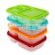 Bento Box for Kids, Insulated Bento Lunch Box with Lid,  3 Compartments Lunch Box