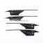 4Pcs ABS Chrome Carbon Fiber Accessory For BMW X5 X6 F15 F16 2014 2015 2016 Interior Door Handle Bowl Trim Car Styling