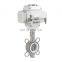 Stainless Steel 304 Wafer Motorized Electric Control PTFE Butterfly Valve  AC220V DN50