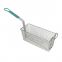 Hotel Kitchen Non-stick Rectangle Commercial Iron Fryer Basket French Fries Wire Mesh Deep Fry Basket