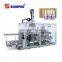 Automatic top loading drop type multifunctional box carton case packer machine for snack food