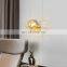 Modern metal glass ball lights Sconces Indoor Stair Light Fixture Bedroom Bedside Home Hallway loft passage wall Lamp