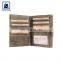 Vintage Look New Arrival Matching Stitching Luxury Pattern with Polyester Lining Material Men Genuine Leather Wallet