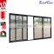 Superhouse Hurricane proof  NOA NFRC AS2047 standard commercial black color double glass aluminum sliding door