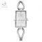 SHENGKE Luxury Bracelet Lady Watch Dazzling Diamond Decorated Square Wristwatch Jewelry Buckle Japan Quartz Watches K0021L