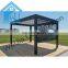 Garden operable motorized adjustable removable deck aluminium louvre pergola