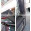 Black tilt window janelas pvc fenster all weather glass windows double hung window with molding WEIKA