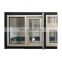 All weather glass windows and doors thermal break aluminum casement window with double tempered glass
