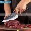 Hand forged bone knife stainless steel meat knife Multi-Purpose Butcher Cleaver Knife with sheath