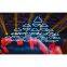 Xlighting led triangle lift tube kinetic stage lights for nightclub events