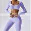 2023 Spring New Sexy 2 / 3 Piece One Shoulder Bra V Cross Waist Leggings Sports Yoga Suit Set Women Workout Activewear Outfit
