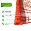 orange plastic net 1.2m plastic mesh fencing roll 4X100' for safety fence