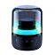 Bluetooth Speaker LED Colorful Atmosphere Light TWS Speaker Transparent Black Battery Plastic Wireless Bocinas Bluetooth Active